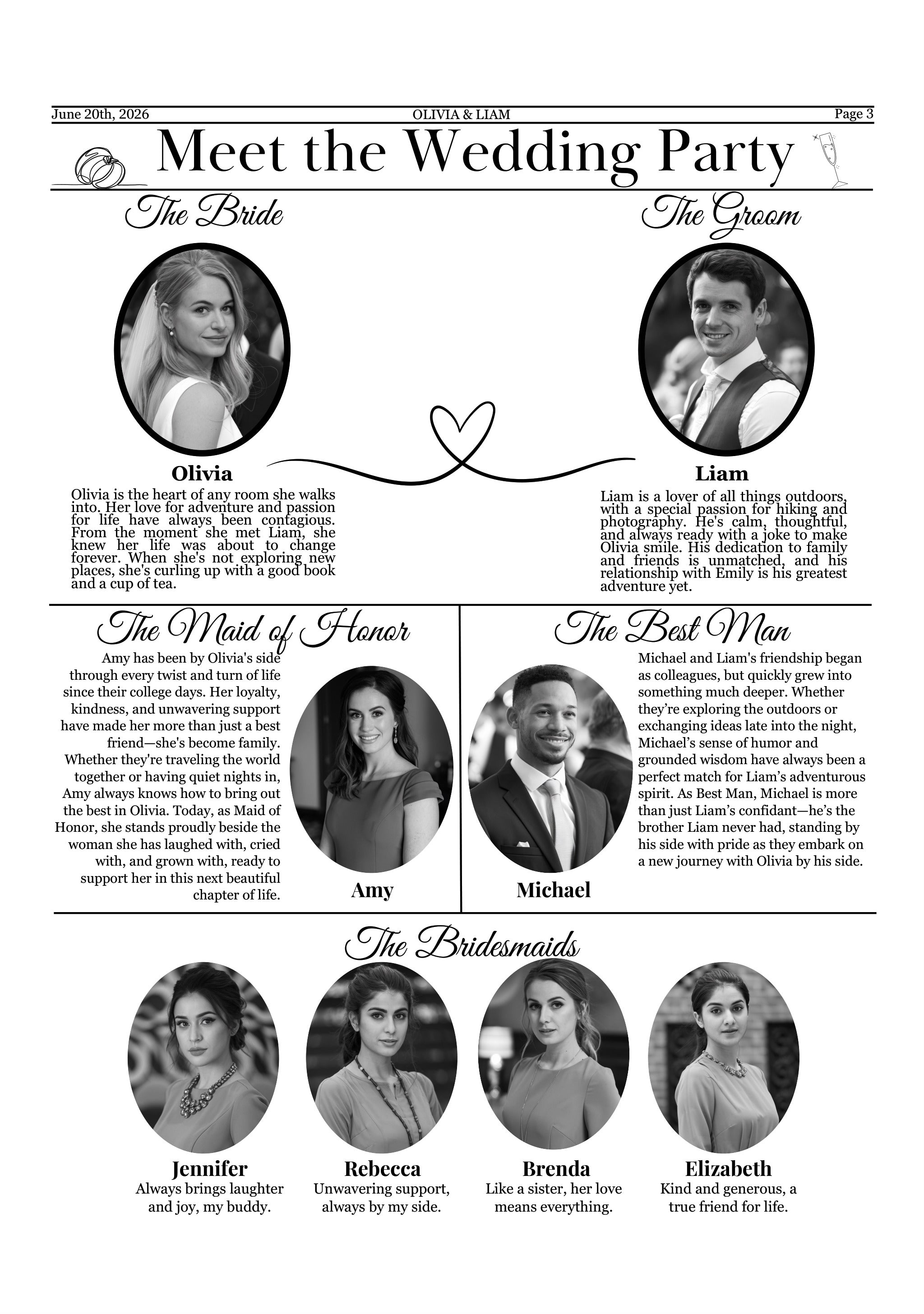 Wedding Newspaper - Page 3